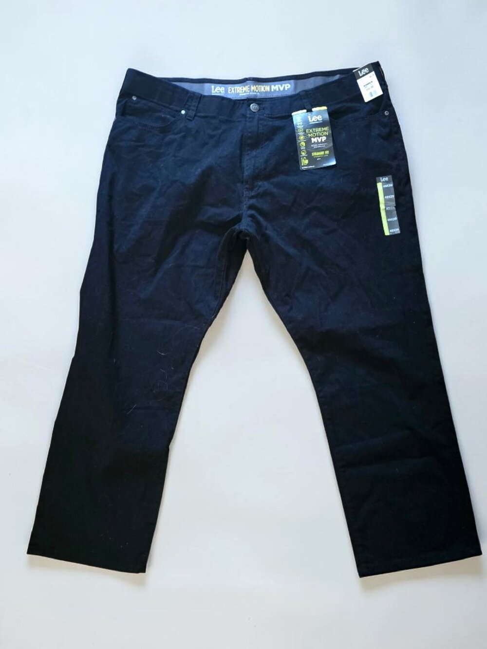 Big & Tall Mens Lee Extreme Motion Black Jeans